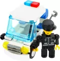Klocki konstrukcyjne Policja mix ALLEBLOX - tantis.pl