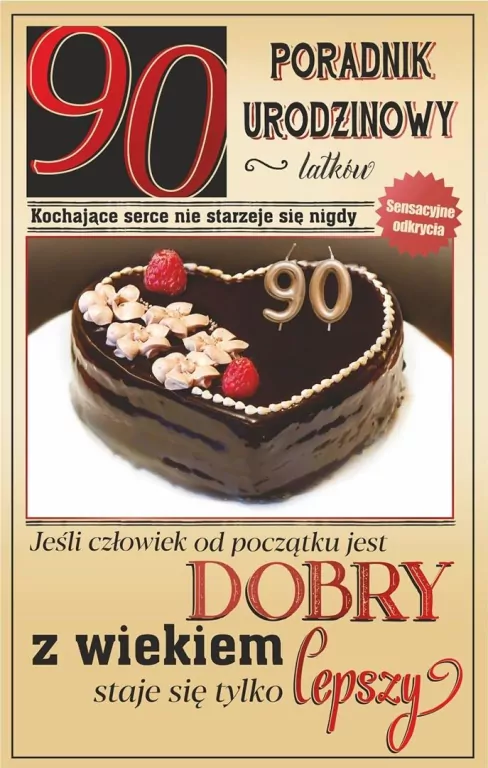 Kartka okolicznościowa Urodziny 90 - tantis.pl