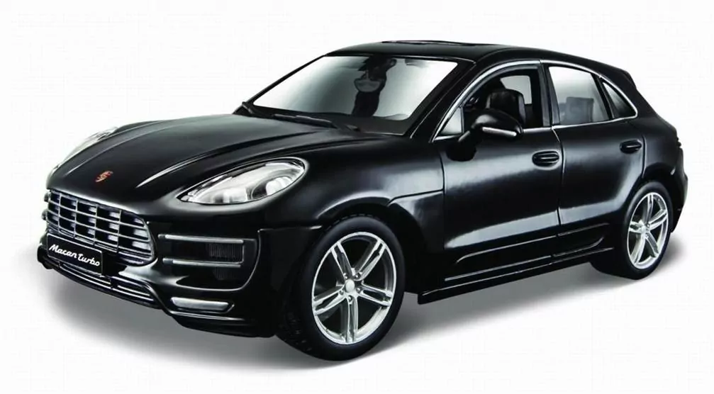 Porsche Macan Black 1:24 BBURAGO - tantis.pl