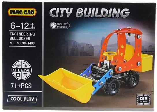 Metalowe klocki do skręcania 71el