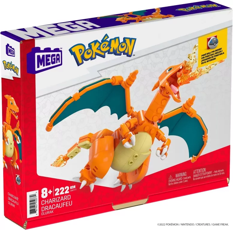 Mega Pokemon Charizard do zbudowania - tantis.pl