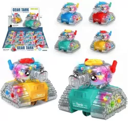 Czołg przeźroczysty ze światłem MIX