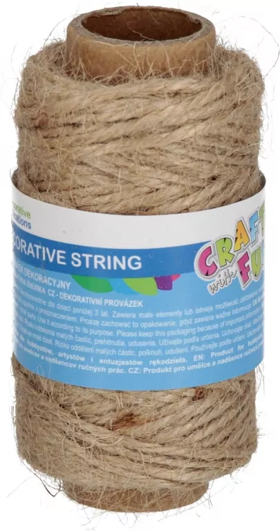 OZDOBA SZNUREK 30M NATUR CF DISP 10/100 - tantis.pl