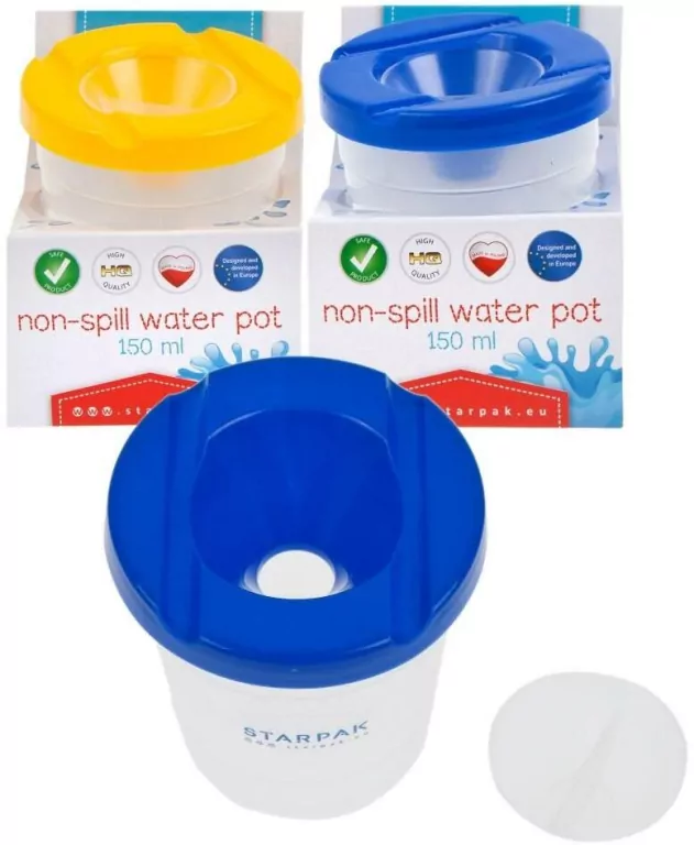 Pojemnik na wodę plastikowy z blokadą wylania. 1 sztuka - tantis.pl