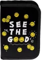Piórnik bez wyposażenia Smiley SM25LU-P001BW - tantis.pl