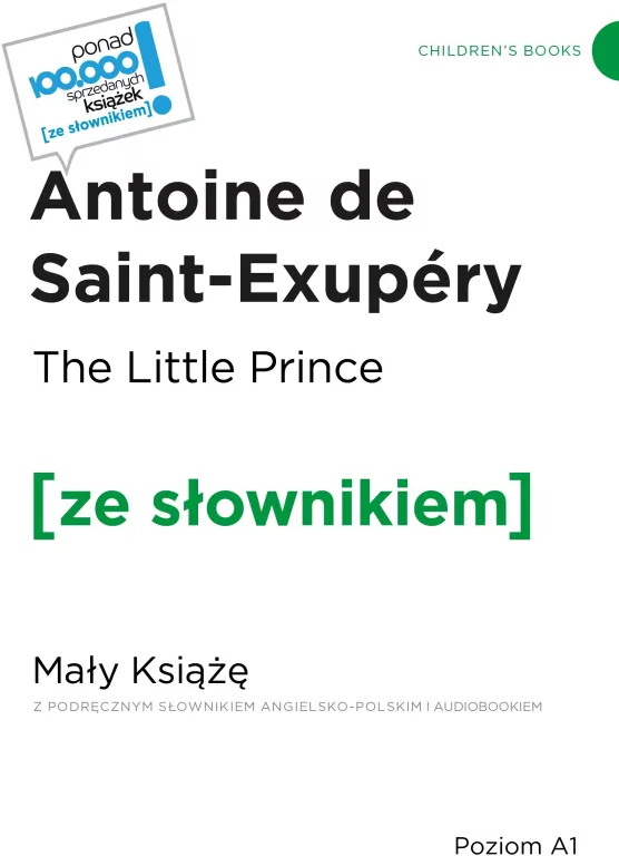 The Little Prince / Mały Książę z podręcznym słownikiem angielsko-polskim - tantis.pl