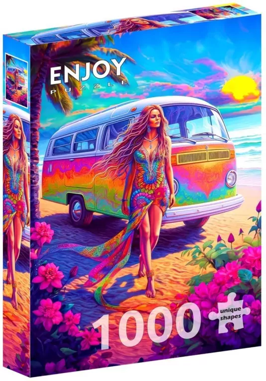 Puzzle 1000 el. Miłość i pokój - tantis.pl