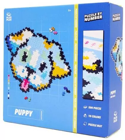 Puzzle By Number- Pies. Plus-Plus - tantis.pl