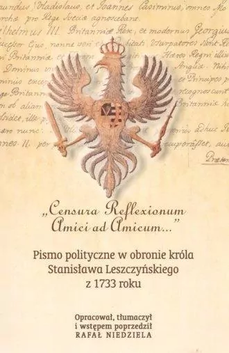 "Censura Reflexionum Amici ad Amicum..." - tantis.pl