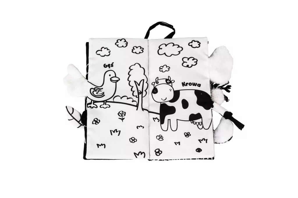 Książeczka sensoryczna Ogonki Zwierzaki - tantis.pl