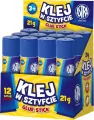 Klej w sztyfcie 21g . Zestaw 12 sztuk - tantis.pl