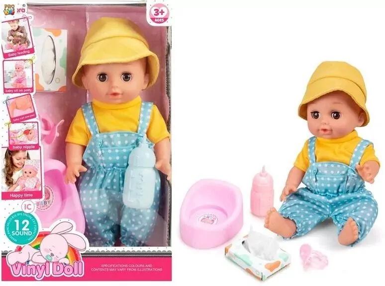 Bobas sikający z akcesoriami 36cm - tantis.pl