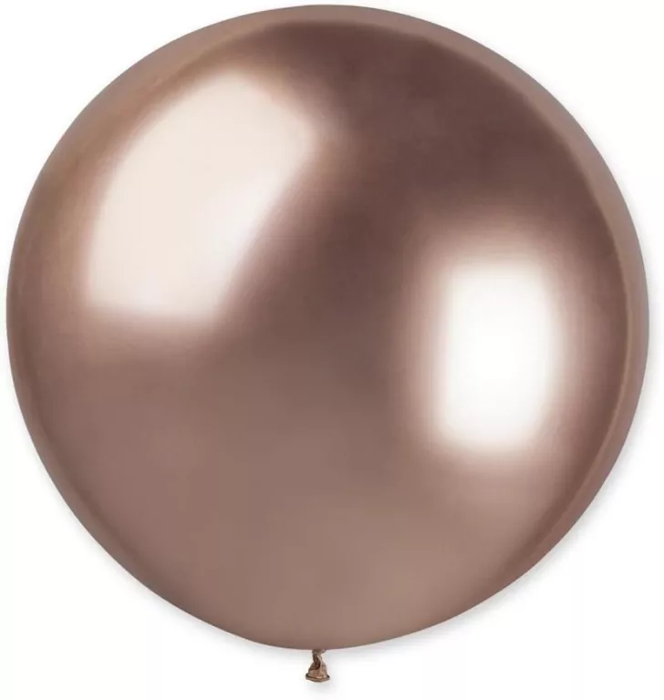 Balon Gemar kula shiny 0,80m różowo-złota - tantis.pl