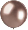 Balon Gemar kula shiny 0,80m różowo-złota - tantis.pl