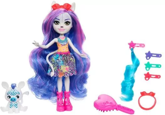 Enchantimals. Lalka Deluxe. Zebra