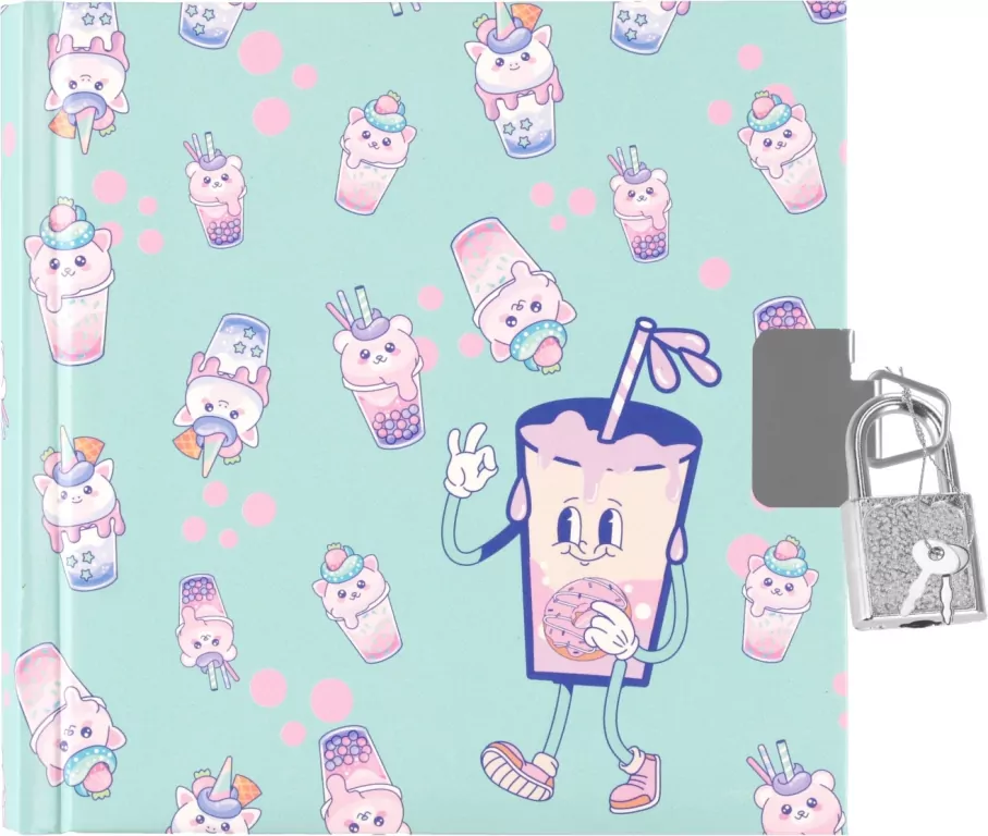Pamiętnik na kłódkę Bubble Tea - tantis.pl