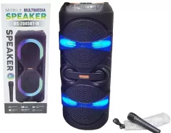 Głośnik Bluetooth z mikrofonem karaoke USB