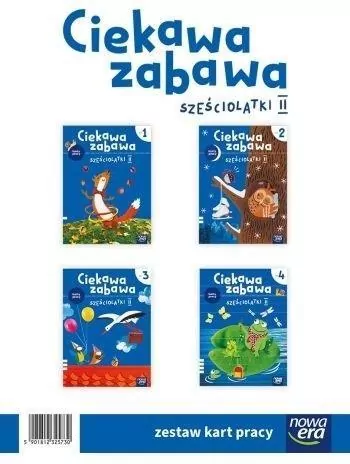 Ciekawa zabawa 6-latki. Karty pracy cz.1-4 - tantis.pl
