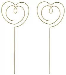 Topperki Serce złoty 12x4,5cm