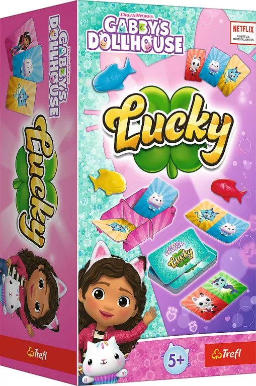 Gra planszowa Lucky Gabby's Dollhouse TREFL - tantis.pl