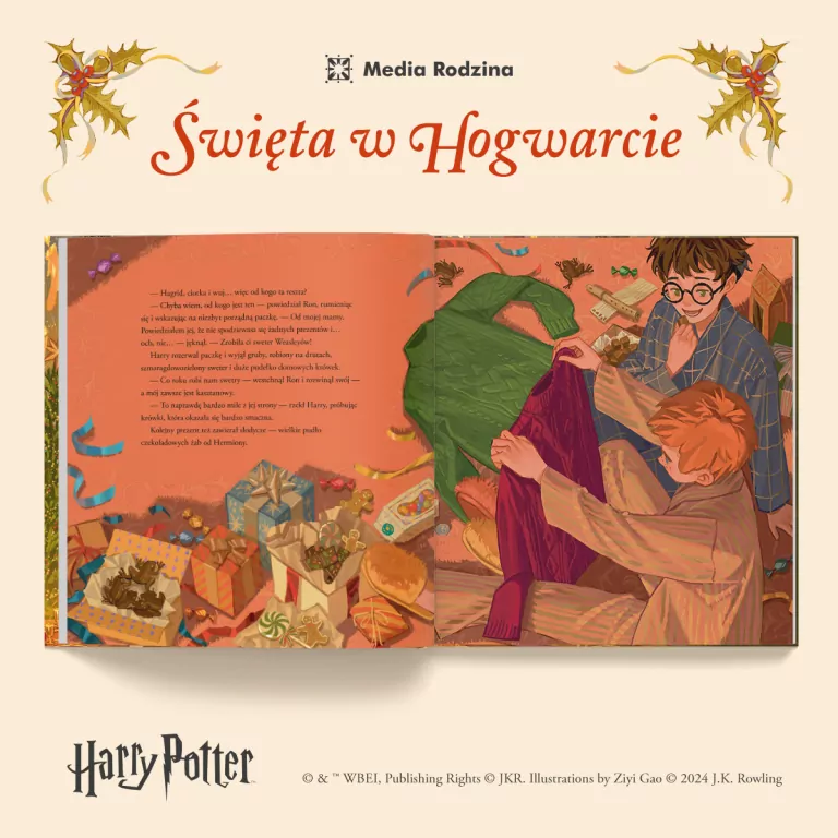 Święta w Hogwarcie. Harry Potter - tantis.pl