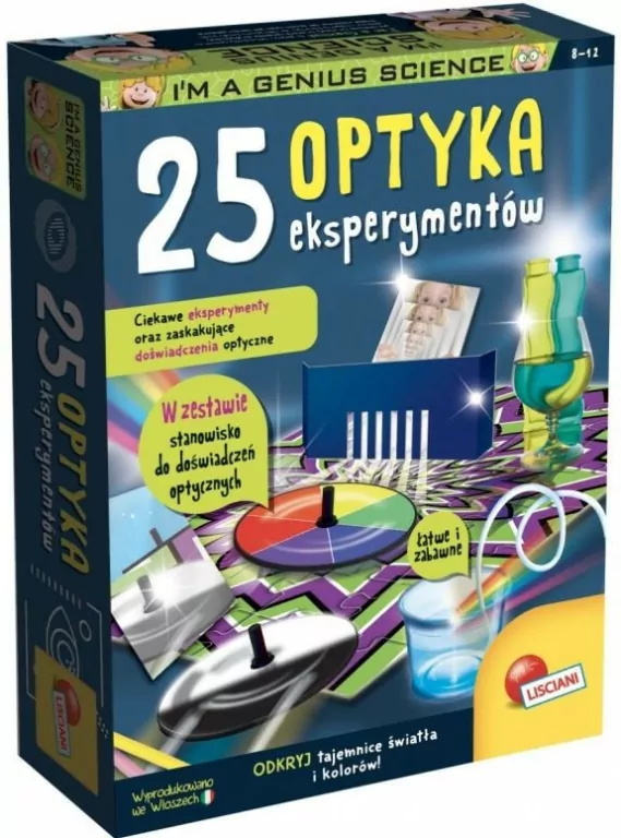 Optyka. 25 eksperymentów. Mały geniusz - tantis.pl