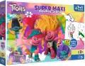 Puzzle 24. Super Maxi. Wesoły dzień Trolli. 41017 - tantis.pl