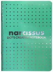 Paczka Zeszyt A5 56k kropki zielony pakiet 6 sztuk