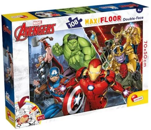 Puzzle podłogowe 108. Avengers - tantis.pl
