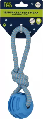 Szarpak dla Psa z piłką 20cm