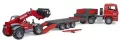 Bruder. MAN TGA z naczepą i ładowarką  Manitou MLT 633 - tantis.pl