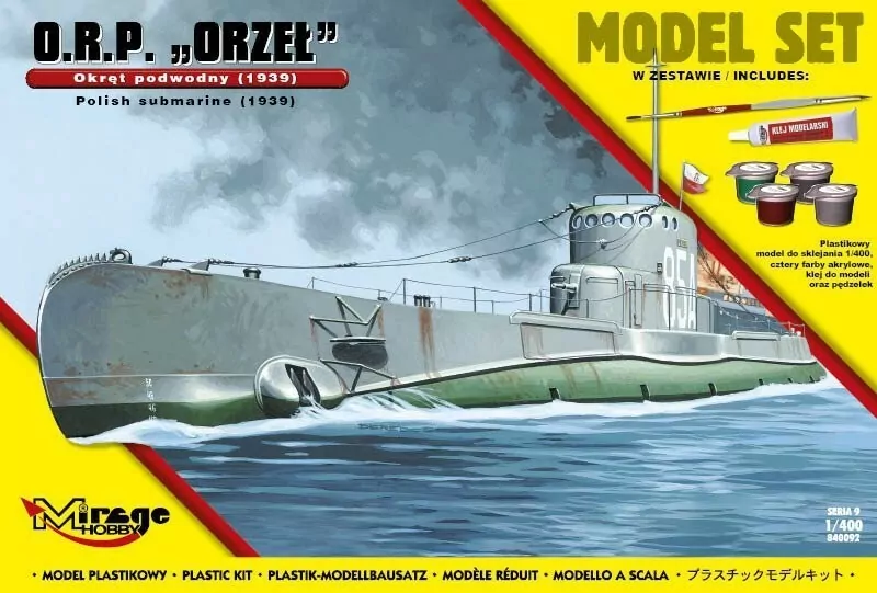 Okręt podwodny ORP "ORZEŁ". Model - tantis.pl