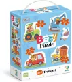 Baby puzzle 4w1 Transport - tantis.pl