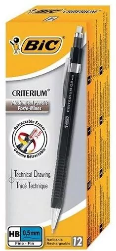 Ołówek automatyczny Criterium HB 0,5mm (12szt) BIC - tantis.pl