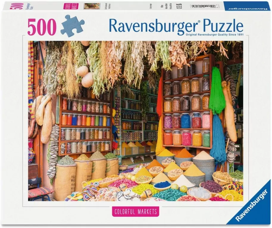 Puzzle 500 Colorful Spices, Morocco - tantis.pl