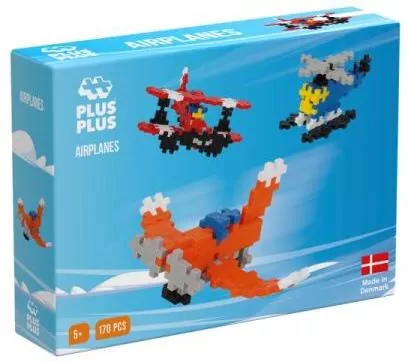 Klocki Plus-Plus Basic. Zestaw Z Samolotami 170el - tantis.pl