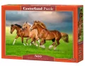Puzzle 500. Horses in Spring Rush. B-54084 - tantis.pl
