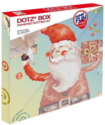 Diamond Dotz Święty Mikołaj Santa Cheer Diamentowa mozaika DBX048 - tantis.pl
