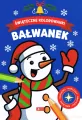 Świąteczne kolorowanki. Bałwanek - tantis.pl