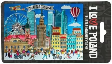 Magnes puzzle Warszawa ILP-MAG-PUZZ-WAR-03 - tantis.pl