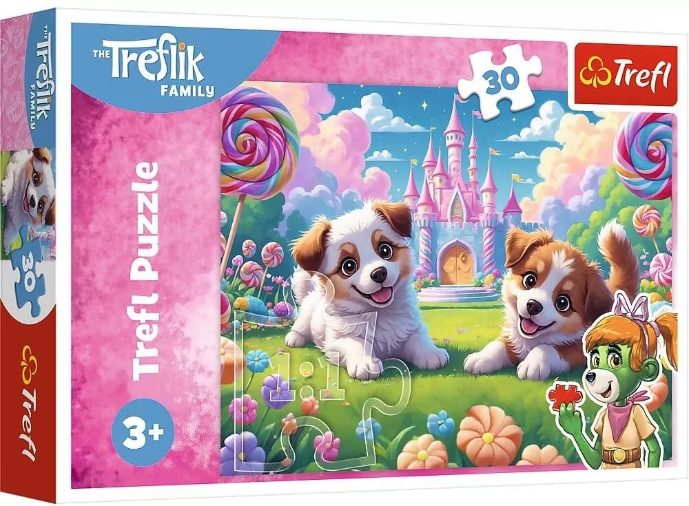 Puzzle 30 Miłe Trefliki TREFL - tantis.pl