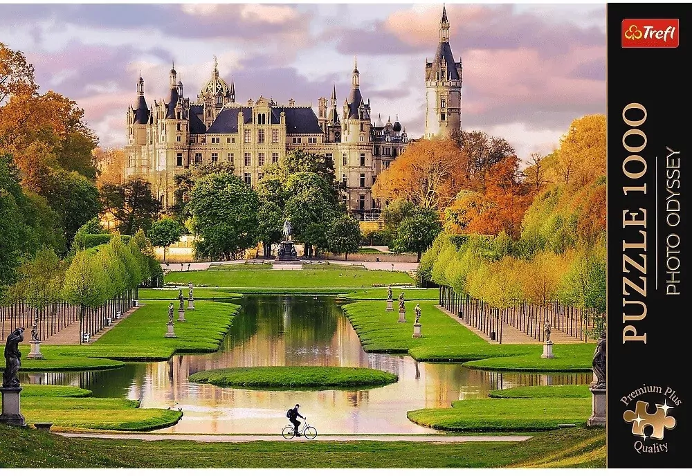 Trefl. Puzzle 1000. Zamek w Schwerinie, Niemcy - tantis.pl