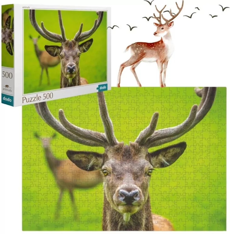Puzzle 500 Graceful deer - tantis.pl