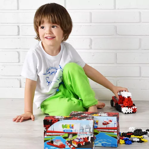Klocki Meli Thematic Wozy Strażackie 4w1 160 elementów - tantis.pl