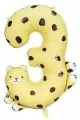 Balon foliowy 3. Gepard, 68x98cm - tantis.pl