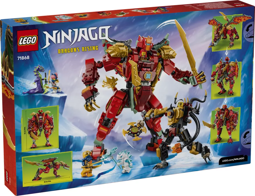LEGO® Transformujący smoczy mech Wyldfyre 71868 - tantis.pl
