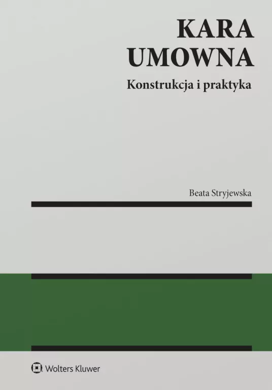 Kara umowna. Konstrukcja i praktyka - tantis.pl