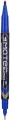 Marker permanentny dwustronny nieb  DELI - tantis.pl