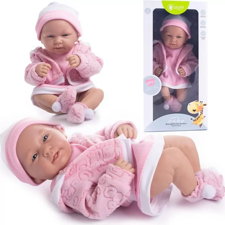 Lalka bobas niemowlak vinylowa lalka - tantis.pl