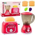 Zestaw urządzeń kuchennych Toster Blender różowy - tantis.pl